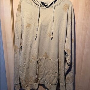 No Boundaries Beige Hoodie with Pockets